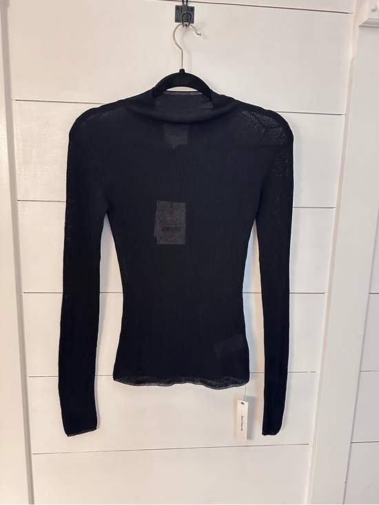 Reformation Tops - NWT S REFORMATION Black high neck long sleeve sheer tunic contemporary